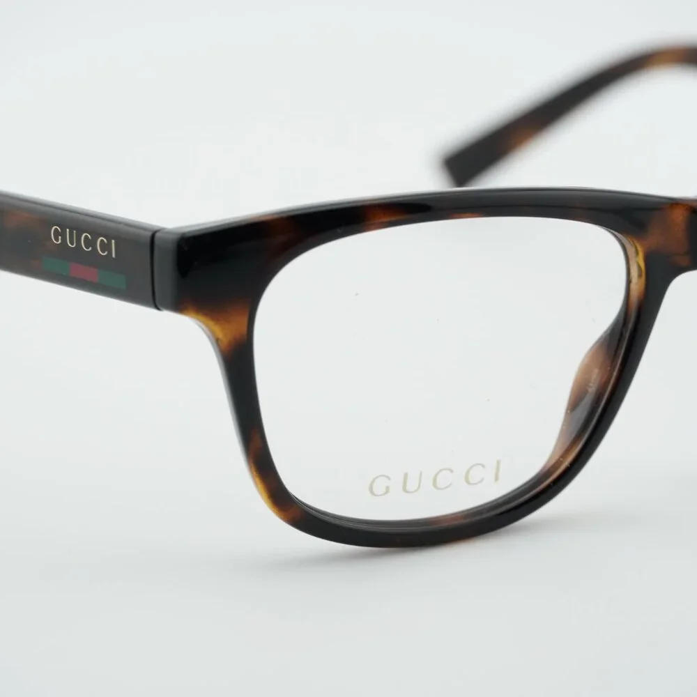 Gucci GG2108O 002 Eyeglasses Havana 55mm Square Frame